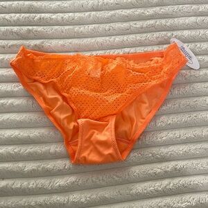 Timpa Alice Brief sz medium NWT neon orange